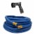 Underhill Ultramax 75 Ft Garden Hose, Blue w/ Proline Master Gold 7 Spray Nozzle Perspective: front