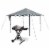Coleman 19 RoadTrip Propane Griddle & OneSource 10x10 LED Canopy Shelter Tent Perspective: front