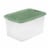 Sterilite 64 Qt Latching Plastic Storage Container Tote, Crisp Green (18 Pack) Perspective: front