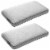 SHEEX Infinite Zen Performance Memory Foam Pillow, Standard/Queen Size (2 Pack) Perspective: front