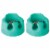 Bumbo Baby Soft Foam Wide Floor Seat w/3 Point Adjustable Harness, Aqua (2 Pack) Perspective: front