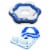 Bestway Hydro-Force X3 Innertube and Tropical Breeze Party Island Water Floats Perspective: front