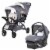 Baby Trend Sit N Stand Double Stroller w/ EZ-Lift Plus Infant Car Seat, Magnolia Perspective: front