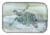 Carolines Treasures  SC2006DDM Sea Turtle Watercolor Dish Drying Mat Perspective: front