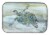 Carolines Treasures  SC2006DDM Sea Turtle Watercolor Dish Drying Mat Perspective: front