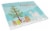 Carolines Treasures  CK3450LCB Danish Spitz Christmas Tree Glass Cutting Board L Perspective: front