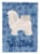 Carolines Treasures  CK5971CHF Bolognese Welcome Flag Canvas House Size Perspective: front