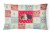 Abyssinian Guinea Pig Love Canvas Fabric Decorative Pillow, Red Perspective: front
