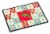 Carolines Treasures  CK5531MAT Chameleon Indoor or Outdoor Mat 18x27, Red Perspective: front