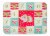 Silkie Guinea Pig Love Machine Washable Memory Foam Mat, Red Perspective: front