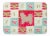 Carolines Treasures  CK5870RUG Odis Love Machine Washable Memory Foam Mat, Red Perspective: front
