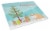 American Guinea Pig Merry Christmas Glass Cutting Board Large Perspective: front