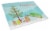 Carolines Treasures  CK4540LCB Chameleon Merry Christmas Glass Cutting Board Lar Perspective: front
