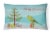 Carolines Treasures  CK4497PW1216 Budgerigar Merry Christmas Canvas Fabric Decor Perspective: front