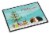 Abyssinian Guinea Pig Merry Christmas Indoor or Outdoor Mat 24x36 Perspective: front