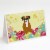 Easter Eggs Flashy Fawn Boxer Greeting Cards and Envelopes Pack of 8 Perspective: front