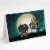 Halloween Scary Wire Haired Dachshund Dapple Greeting Cards and Envelopes Pack o Perspective: front