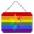 Carolines Treasures CK8020DS812 Gay Pride Peace Hands Wall or Door Hanging Prin Perspective: front