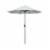 California Umbrella Market Patio Umbrella With Auto Tilt and Crank - White/Bronze Perspective: front