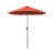 California Umbrella Bronze Market Patio Aluminum Umbrella Perspective: front