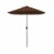California Umbrella Bronze Market Aluminum Patio Umbrella Perspective: front