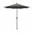 California Umbrella Market Patio Umbrella With Auto Tilt and Crank - Charcoal/Bronze Perspective: front