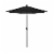 California Umbrella Market Patio Umbrella With Auto Tilt and Crank Lift - Black/Bronze Perspective: front