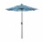 California Umbrella Market Patio Umbrella With Auto Tilt and Crank - Dolce Oasis/Bronze Perspective: front
