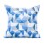 Pacifica Ruskin Blue Accent Throw Pillow by Astella Perspective: front