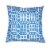 Pacifica Roland Blue Lounge Throw Pillow by Astella Perspective: front