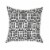 Pacifica Roland Charcoal Lumbar Throw Pillow Perspective: front
