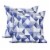 Pacifica Ruskin Blue Lounge Throw Pillow by Astella Perspective: front