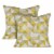 Pacifica Ruskin Yellow Lounge Throw Pillow by Astella Perspective: front