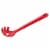 BALLARINI Rosso Silicone Spaghetti Spoon Perspective: front