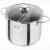 Ballarini 8-qt Stainless Steel Pasta Pot with Lid and Strainers Perspective: front
