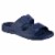 Totes Womens Sol Bounce 2-Strap Sandals - Navy Blue Perspective: front