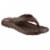 Totes Men's Sol Bounce Ara Thong - Brown Perspective: front