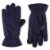 Isotoner SmartDRI Navy Blue Fleece Men's Gloves Perspective: front