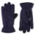 Isotoner SmartDRI Navy Blue Fleece Men's Gloves Perspective: front