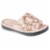 Isotoner® Women's Faux Fur Laurel Slide Slippers - Evening Sand Perspective: front