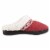 Isotoner® Women's Heathered Knit Ada Hoodback Slippers - Chili Perspective: front