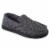 Isotoner­® Dark Grey Herringbone Twill Harrison Moccasin (Large) Perspective: front