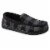 Isotoner­® Extra Extra Large Buffalo Plaid Moccasin - Black Perspective: front