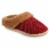 Isotoner® Lara Chenille Hoodback Slippers - Red Perspective: front