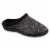 Isotoner® Herringbone Harvey Men's Hoodback Shoes - Black Perspective: front
