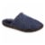 Isotoner® Faux Woolen Men's Hoodback Shoes - Navy Blue Perspective: front