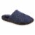 Isotoner® Faux Woolen Men's Hoodback Shoes - Navy Blue Perspective: front
