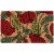 Backyard Bungalow Coir Doormat Poppies Arts and Crafts - Red Perspective: front