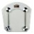 Home Basics Glass Bathroom Scale Perspective: front
