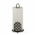 Home Basics Lattice Collection Paper Towel Holder, Black Perspective: front